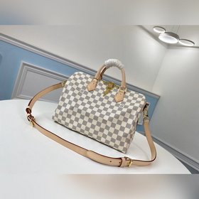 LV Блестящие латунные аксессуары и навесной замок Подушка Регули
