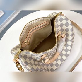 LV Блестящие латунные аксессуары и навесной замок Подушка Регули