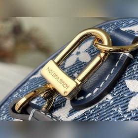 LV Модель： M81168 Сумка Nano Speedy в стиле джинсового синего — 