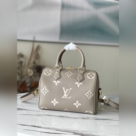 LV Артикул： M58947 Серая сумка Speedy Bandoulière 25 В осенней к