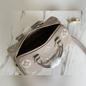 LV Артикул： M58947 Серая сумка Speedy Bandoulière 25 В осенней к