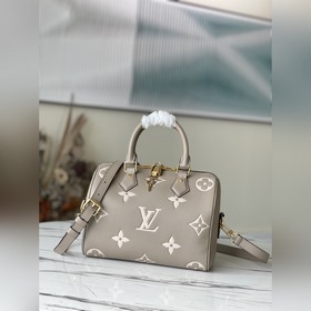 LV Артикул： M58947 Серая сумка Speedy Bandoulière 25 В осенней к