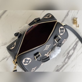 LV Модель： M58947 Черная сумка Speedy Bandoulière 25 В осенней к
