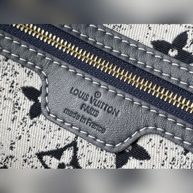 LV Артикул： M59609 Сумка Speedy Bandoulière 25 Джинсовая ткань 