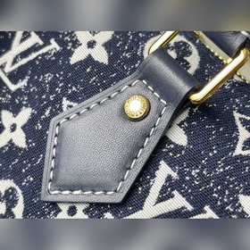 LV Артикул： M59609 Сумка Speedy Bandoulière 25 Джинсовая ткань 