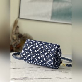 LV Артикул： M59609 Сумка Speedy Bandoulière 25 Джинсовая ткань 