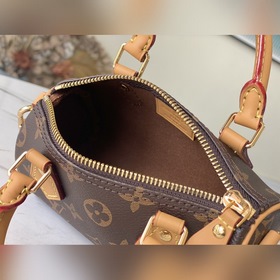 LV Модель： M81085 Сумка-подушка Классическая сумка Speedy с лако