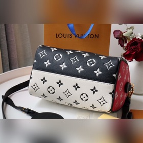 LV Модель： M88  Сумка Speedy 20 Материал： кожа быка Узор на пов