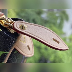 LV модель： M92645 Черная трехцветная мини-сумка HL speedy с плече