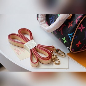 LV модель： M92645 Черная трехцветная мини-сумка HL speedy с плече