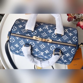 LV 【 25 Сумка】 Артикул： M59609 Синий (джинсовый) Эта сумка Spee