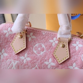 LV Модель： M81213 Джинсовый розовый Классическая сумка Speedy из