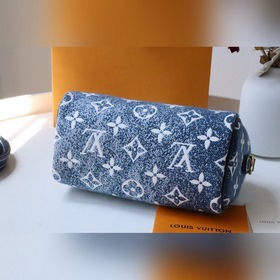 LV Модель： M81213 Джинсовый синий Классическая сумка Speedy из п