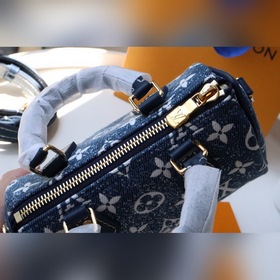 LV Модель： M81213 Джинсовый синий Классическая сумка Speedy из п