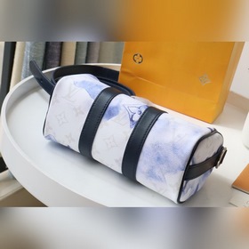 LV 【Keepall XS】 Артикул： M45761 Белый Эта сумка с акварельными 