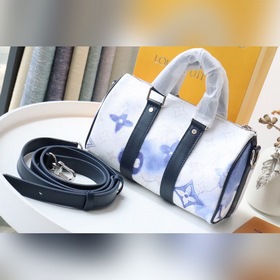 LV 【Keepall XS】 Артикул： M45761 Белый Эта сумка с акварельными 
