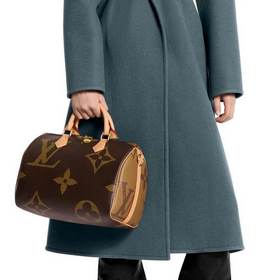 LV Полотно с покрытием Monogram и Monogram Reverse VVN Подушка с