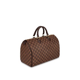 LV Damier холщовая сумка для подушки Тканевая подкладка, кожаная 