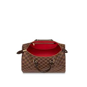 LV Damier холщовая сумка для подушки Тканевая подкладка, кожаная 