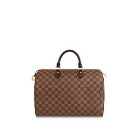 LV Damier холщовая сумка для подушки Тканевая подкладка, кожаная 