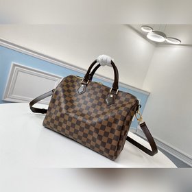 LV Модель N41367 Каждая деталь сумки Speedy является классической