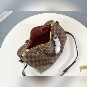 LV Модель N41367 Каждая деталь сумки Speedy является классической