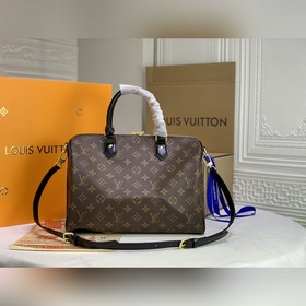 LV Итальянская ткань, оригинальная бронзовая фурнитура, чехол для