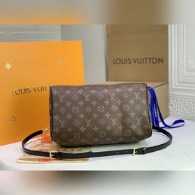 LV Итальянская ткань, оригинальная бронзовая фурнитура, чехол для