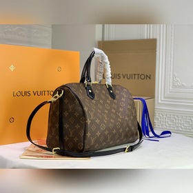 LV Итальянская ткань, оригинальная бронзовая фурнитура, чехол для