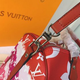 LV серия с принтом в технике батик, артикул： M45146, ярко-красный