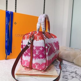 LV серия с принтом в технике батик, артикул： M45146, ярко-красный