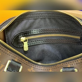 LV Итальянская ткань, оригинальная бронзовая фурнитура, чехол для