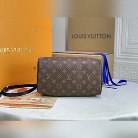 LV Итальянская ткань, оригинальная бронзовая фурнитура, чехол для