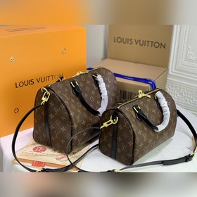 LV Итальянская ткань, оригинальная бронзовая фурнитура, чехол для