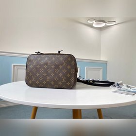 LV Модель M44021 Стильная сумка-бакет Neonoe Регулируемые плечев