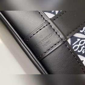 LV модель M57154 черная сумка-бакет Новый старинный узор, предст