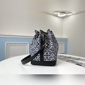 LV модель M57154 черная сумка-бакет Новый старинный узор, предст