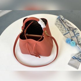 LV модель M45394 Сумка-ведро, большая, импортная кожа Размеры： 26