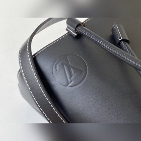LV Модель M45396 Сумка-ведро, маленькая, импортная кожа Размеры： 