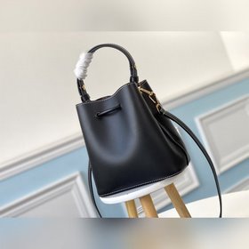LV Модель M45396 Сумка-ведро, маленькая, импортная кожа Размеры： 
