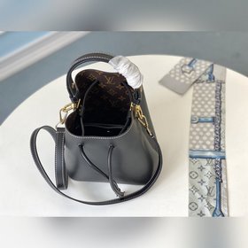 LV Модель M45396 Сумка-ведро, маленькая, импортная кожа Размеры： 