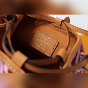 LV модель M69973, сумка-бакет цвета землистого песочного Новый ст
