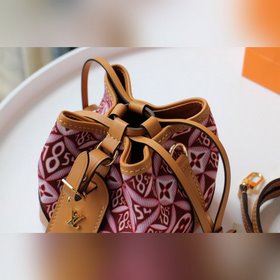 LV модель M69973, сумка-бакет цвета землистого песочного Новый ст