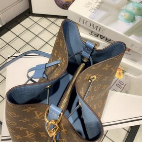 LV &nbsp;Сумка-бакет из ткани с покрытием Monogram Цветная о