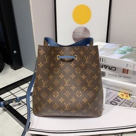 LV &nbsp;Сумка-бакет из ткани с покрытием Monogram Цветная о