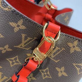 Ткань с покрытием LV Monogram - Цветная отделка из телячьей кожи 