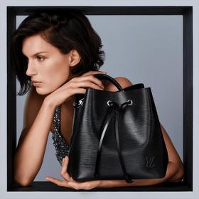 LV Epi кожа Сумка-бакет Цветная подкладка из сверхтонкого синтети