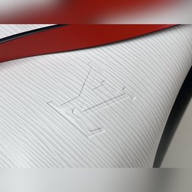 LV Модель M54366 Черно-белая сумка LOCKME BUCKET Дизайн этой модн