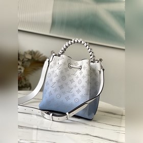 LV Артикул： M57853 Сумка-бакет Muria с градиентным синим цветом