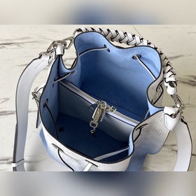 LV Артикул： M57853 Сумка-бакет Muria с градиентным синим цветом 
